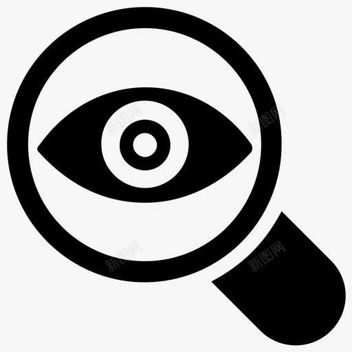 眼睛监控身体部位眼睛搜索图标svg_新图网 https://ixintu.com 器官 心脏病 搜索 搜索器 疾病 监控 眼睛 眼科 糖尿病 身体 部位