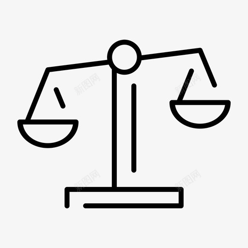 法式天平天平法官图标svg_新图网 https://ixintu.com 体重 其他 天平 法官 法式 量具