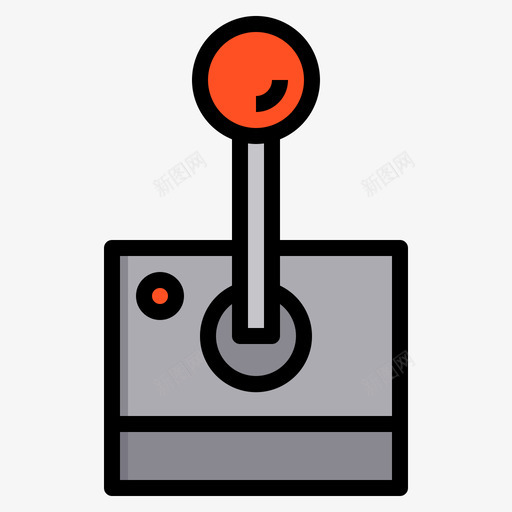 操纵杆游戏控制器10线性颜色图标svg_新图网 https://ixintu.com 控制器 操纵杆 游戏 线性 颜色
