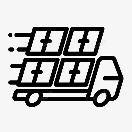 快件快件货物快递图标svg_新图网 https://ixintu.com 办公 商务 快件 快递 提纲 货物