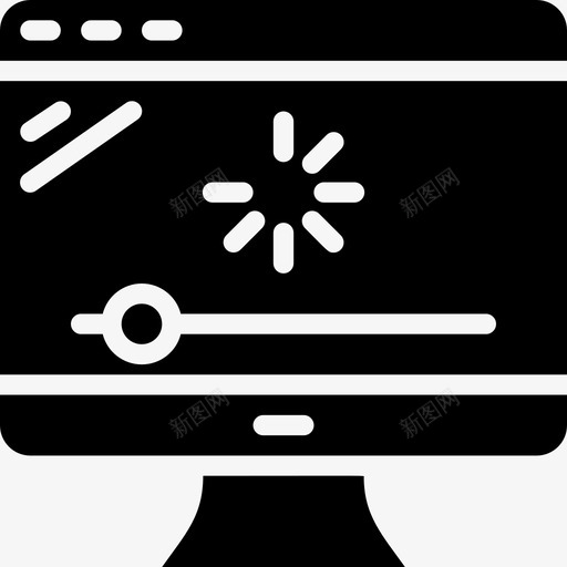 流媒体流媒体4填充图标svg_新图网 https://ixintu.com 填充 流媒体