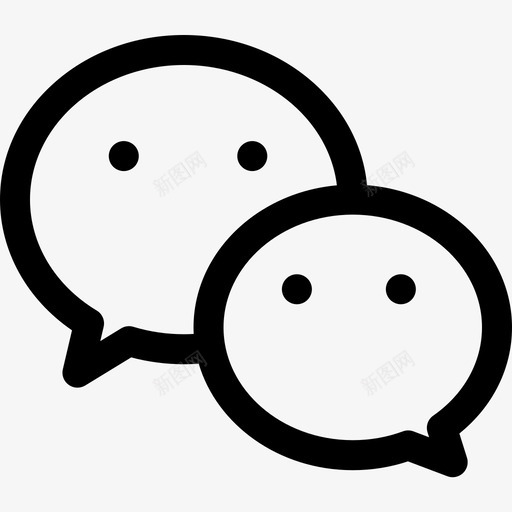 社会网络25线性图标svg_新图网 https://ixintu.com 社会 线性 网络