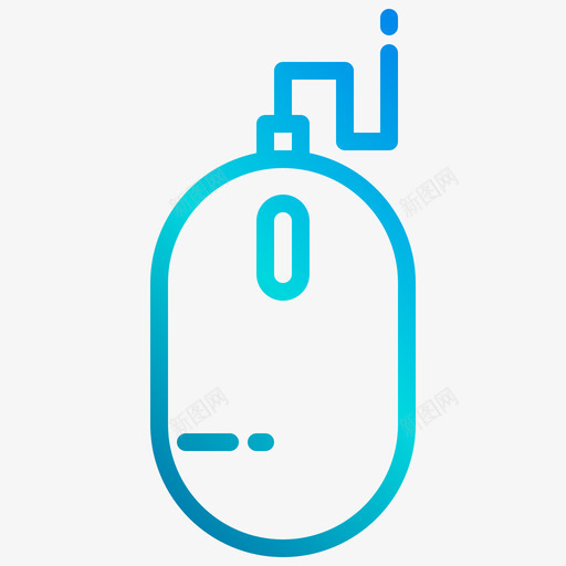 鼠标器具8线性梯度图标svg_新图网 https://ixintu.com 器具 梯度 线性 鼠标 鼠标器