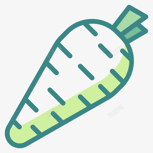 胡萝卜水果和蔬菜47双色图标svg_新图网 https://ixintu.com 双色 水果 胡萝卜 蔬菜