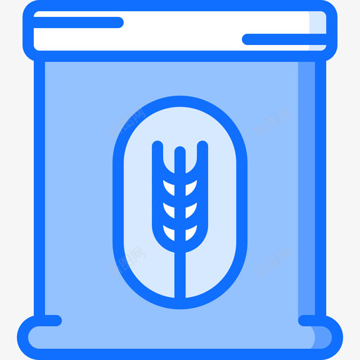 面粉面包房110蓝色图标svg_新图网 https://ixintu.com 蓝色 面包房 面粉
