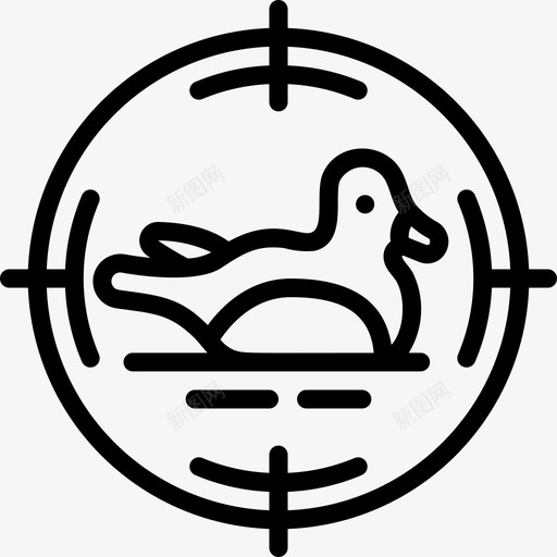 目标狩猎11直线图标svg_新图网 https://ixintu.com 狩猎 目标 直线