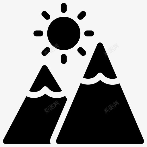 丘陵风景山脉图标svg_新图网 https://ixintu.com 丘陵 人类 图标 山脉 死亡 生命 自然 自然人 进化 雕文 风景