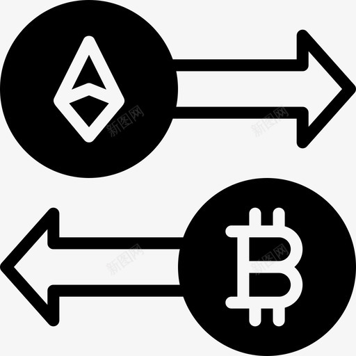 货币兑换加密和货币5固定图标svg_新图网 https://ixintu.com 兑换 加密 固定 货币