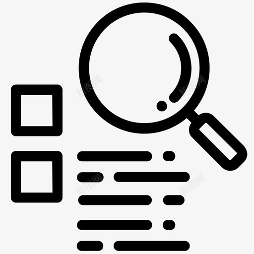 网络搜索查找谷歌图标svg_新图网 https://ixintu.com 在线学习 大纲 学前教育 搜索 查找 网络 谷歌