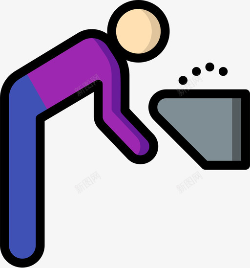 喷泉公共服务9线性颜色图标svg_新图网 https://ixintu.com 公共服务 喷泉 线性 颜色