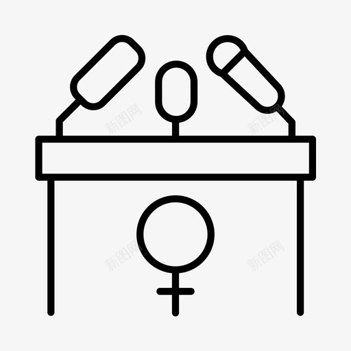 妇女峰会激进主义活动家图标svg_新图网 https://ixintu.com 倡导 妇女 峰会 活动家 激进主义 领导