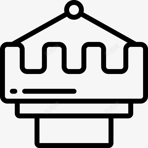 塔楼历史26年直线图标svg_新图网 https://ixintu.com 26年 历史 塔楼 直线