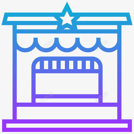 布思马戏团80梯度图标svg_新图网 https://ixintu.com 布思 梯度 马戏团