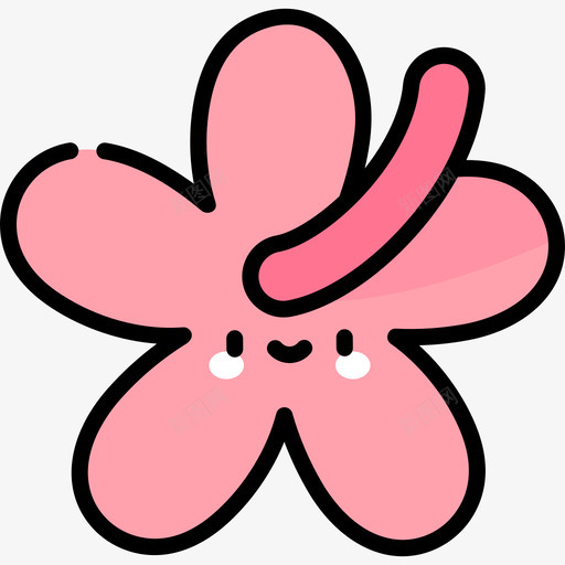 芙蓉热带42线形颜色图标svg_新图网 https://ixintu.com 热带 线形 芙蓉 颜色