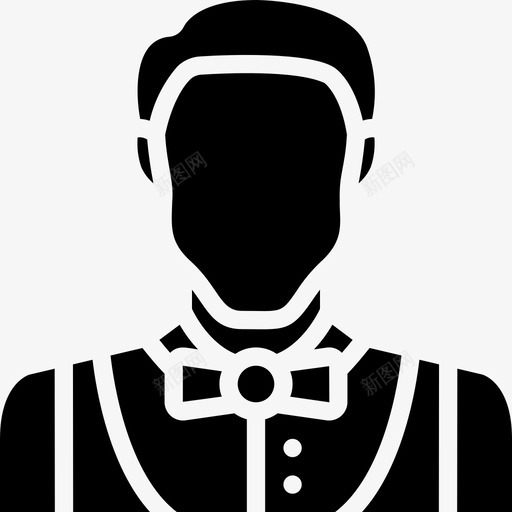 仆人君主制2填充图标svg_新图网 https://ixintu.com 仆人 君主制 填充