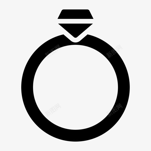 钻戒婚姻已婚图标svg_新图网 https://ixintu.com 婚姻 已婚 爱情 钻戒 铭文