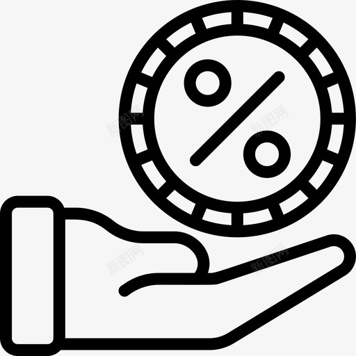 百分比财务136线性图标svg_新图网 https://ixintu.com 百分比 线性 财务