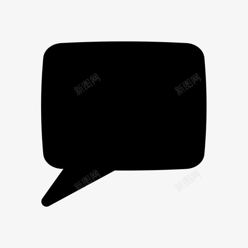 气泡消息询问聊天图标svg_新图网 https://ixintu.com 图标 气泡 流行 消息 聊天 询问