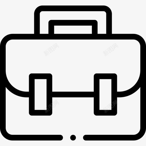 手提箱商务444直系图标svg_新图网 https://ixintu.com 商务 手提箱 直系