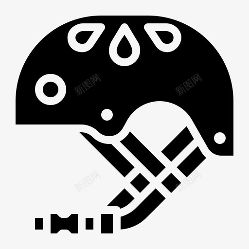 头盔极限运动5填充图标svg_新图网 https://ixintu.com 填充 头盔 极限运动