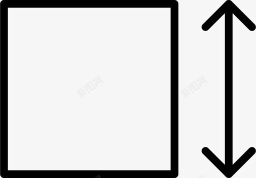 高度面积物品图标svg_新图网 https://ixintu.com 物品 表面 赛博 面积 高度