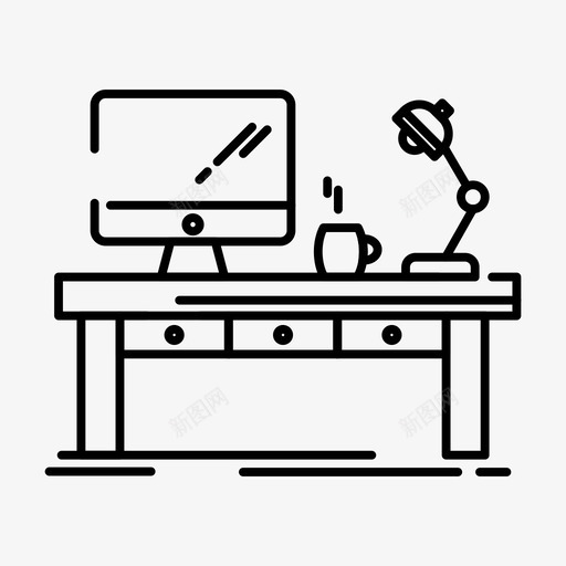 工作场所商务电脑图标svg_新图网 https://ixintu.com 2月 v3 办公桌 商务 场所 工作 工作场 收集 电脑 界面 网络