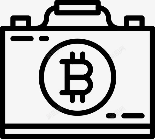 比特币加密和货币6线性图标svg_新图网 https://ixintu.com 加密 比特 线性 货币