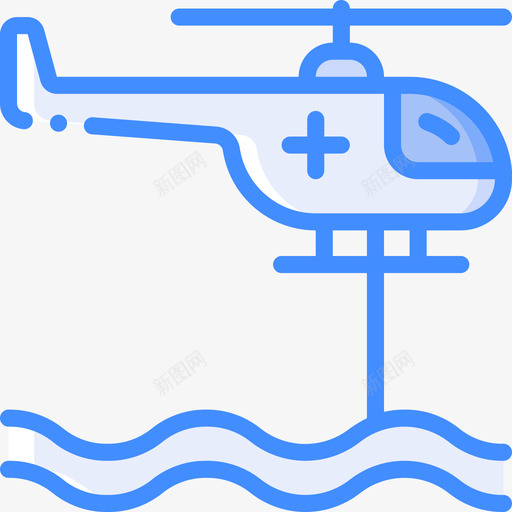 直升机救援和响应3蓝色图标svg_新图网 https://ixintu.com 响应 救援 直升机 蓝色