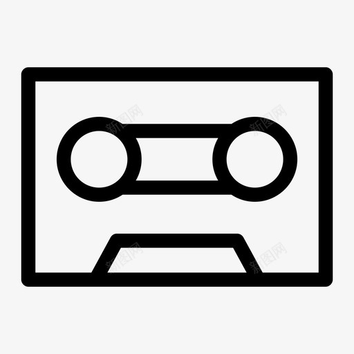 录音磁带播放图标svg_新图网 https://ixintu.com 兄弟 录音 播放 磁带