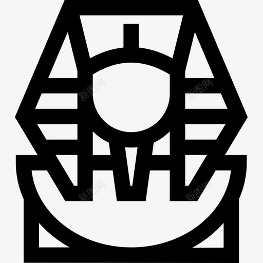 法老埃及53岁直系图标svg_新图网 https://ixintu.com 53岁 埃及 法老 直系