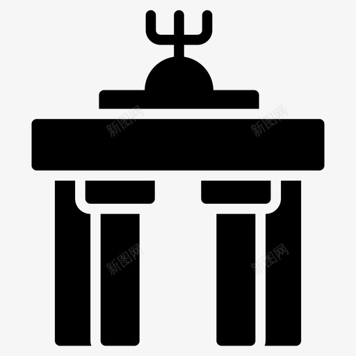 地标建筑房产图标svg_新图网 https://ixintu.com 图标 地标 地点 建筑 房产 真实 符号