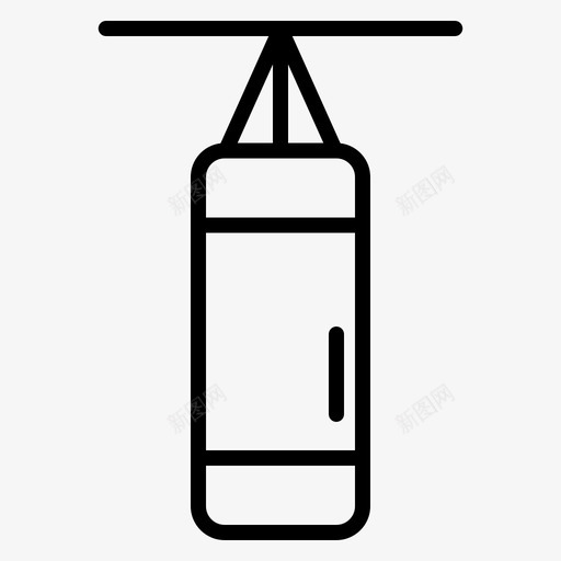 冲孔袋运动器材33线性图标svg_新图网 https://ixintu.com 冲孔 线性 运动器材