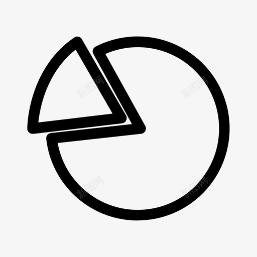 分数图表饼图图标svg_新图网 https://ixintu.com 分数 图表 圆形 饼图