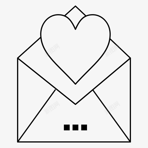 信卡爱图标svg_新图网 https://ixintu.com 2月 v4 情书 收集 界面 网页 邮件