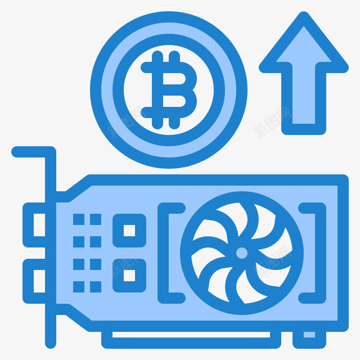 比特币加密货币103蓝色图标svg_新图网 https://ixintu.com 加密 比特 蓝色 货币