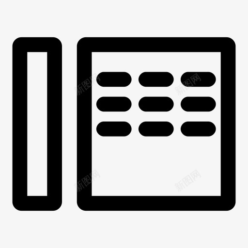 电话预订手机图标svg_新图网 https://ixintu.com 手机 电话 霍拉 预订