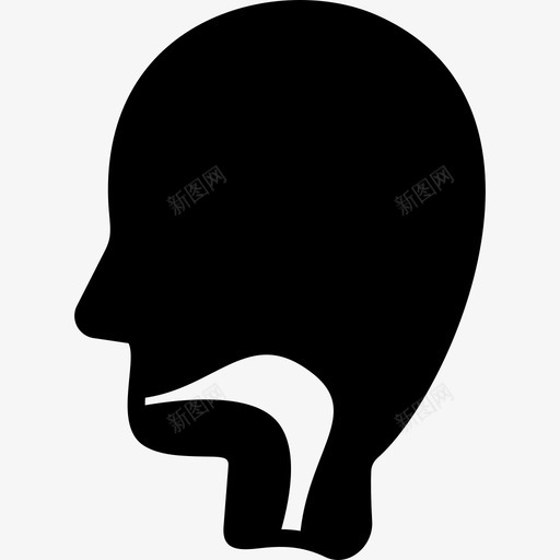 喉内科191填充图标svg_新图网 https://ixintu.com 内科 填充