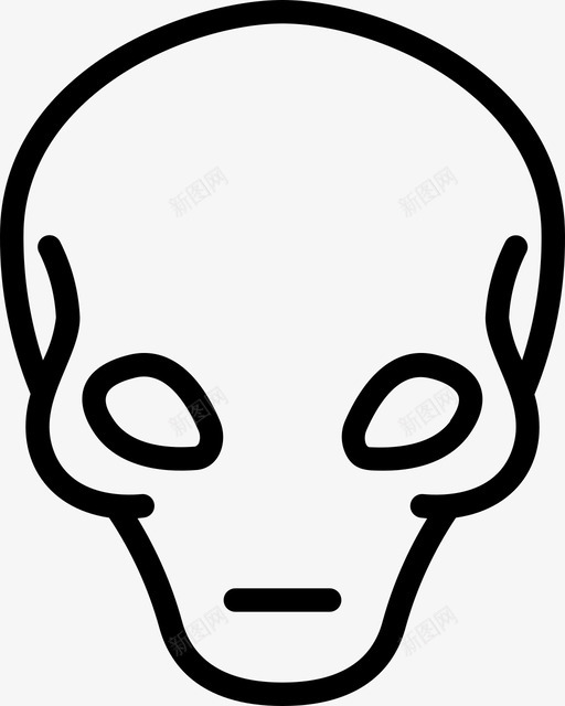 外星人外星人ufo7直线型图标svg_新图网 https://ixintu.com ufo 外星人 直线 线型