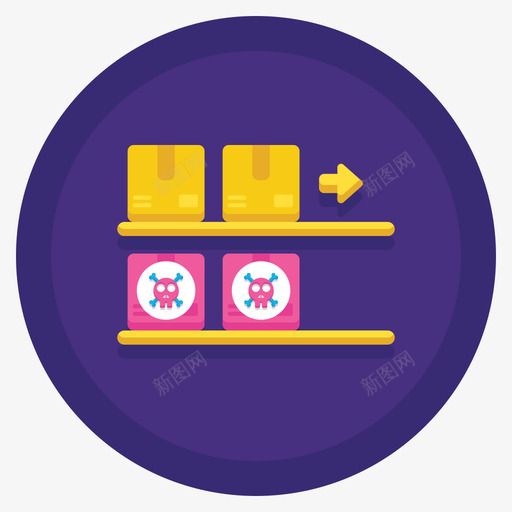 后进先出法商品销售扁平圆形图标svg_新图网 https://ixintu.com 先出 出法 后进 商品销售 圆形 扁平