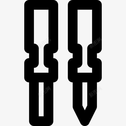 螺丝刀器具螺母图标svg_新图网 https://ixintu.com 器具 家用 工具 螺丝刀 螺母