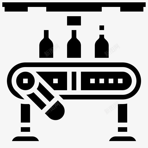 输送机制造38填充图标svg_新图网 https://ixintu.com 制造 填充 输送机