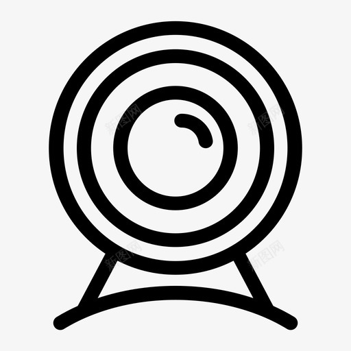 网络摄像头摄像头电子图标svg_新图网 https://ixintu.com hola 摄像头 电子 网络 视频 语音