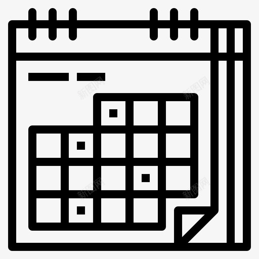 日历日期事件图标svg_新图网 https://ixintu.com 事件 摩托车 日历 日期 轮廓