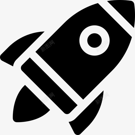 火箭金融177填充图标svg_新图网 https://ixintu.com 填充 火箭 金融