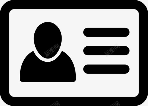 用户idid徽章id卡图标svg_新图网 https://ixintu.com id web 徽章 标识 用户 界面