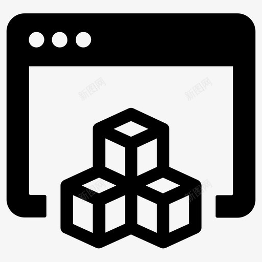 模块应用程序cms图标svg_新图网 https://ixintu.com cms 应用程序 插件 模块 用户界面