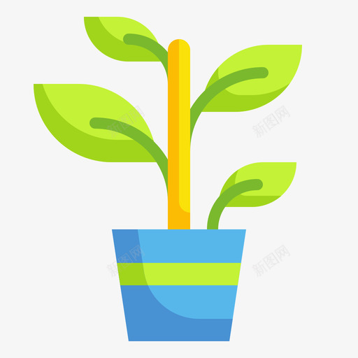 植物生态环境7平坦图标svg_新图网 https://ixintu.com 平坦 植物 生态环境