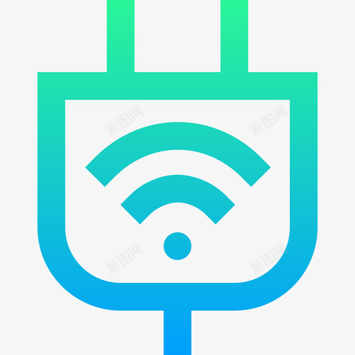 插座smarthome21渐变图标svg_新图网 https://ixintu.com smarthome 插座 渐变