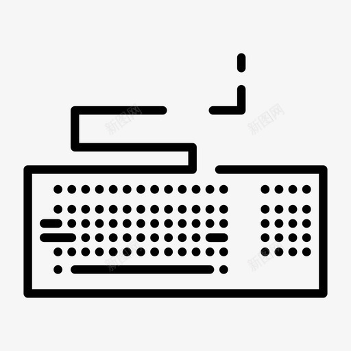 写技术电脑键盘图标svg_新图网 https://ixintu.com 技术 电脑 键盘