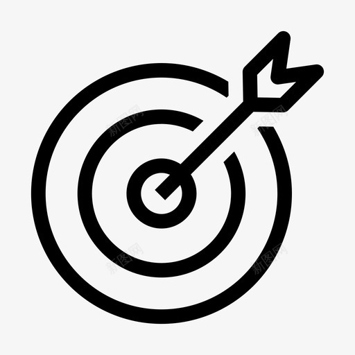 目标弓箭手箭图标svg_新图网 https://ixintu.com 办公室 弓箭手 焦点 目标